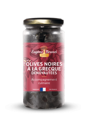 Olives Noires à la grecque Dénoyautées